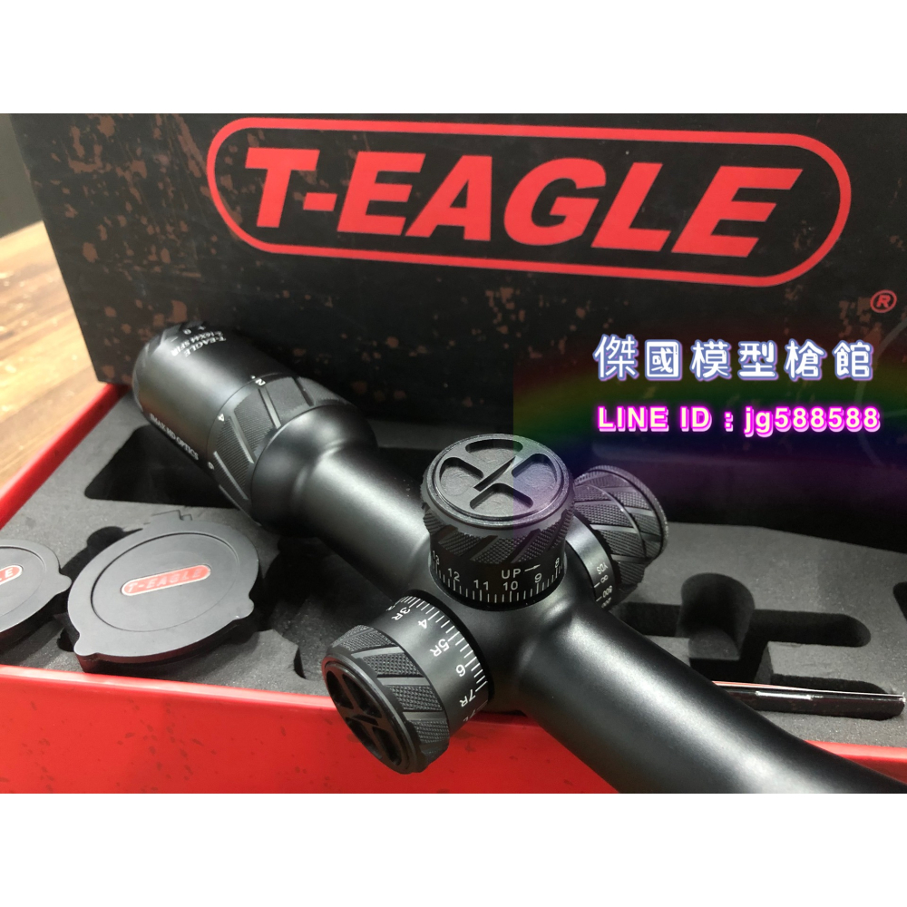 (傑國模型槍館)T-Eagle 突鷹 ED 2-16X44 SFIR 紅光 狙擊鏡瞄準鏡(高壓空氣 GBB 生存遊戲)-細節圖3
