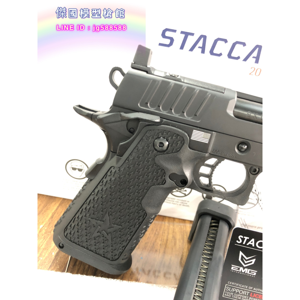 <傑國模型槍館> EMG - STACCATO P 授權版 2011 GBB 瓦斯手槍（Hi-Capa系統）6MM-細節圖6