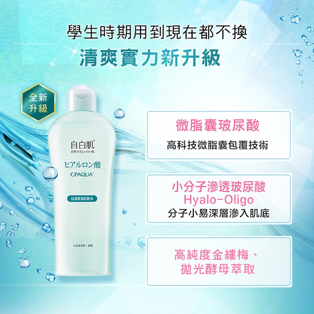 自白肌浸透玻尿酸化粧水250ml-細節圖4