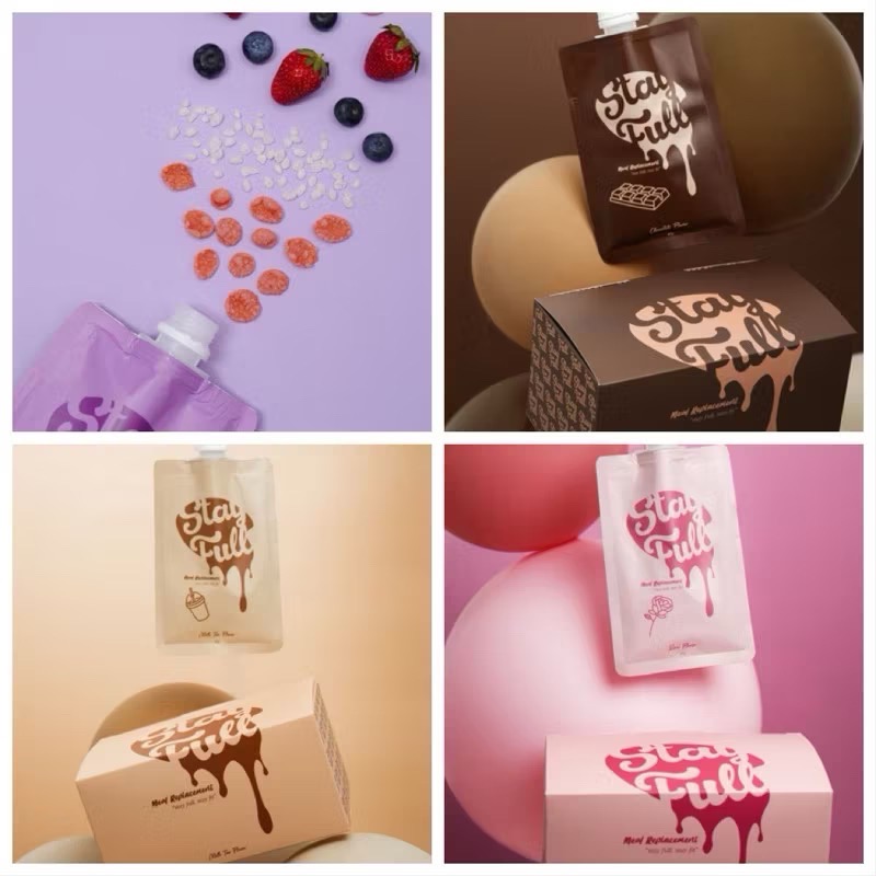 StayFull 搖搖袋餐 綜合莓果脆片 可可球 伯爵奶茶脆片 玫瑰奶茶 台灣製 公司貨-細節圖2