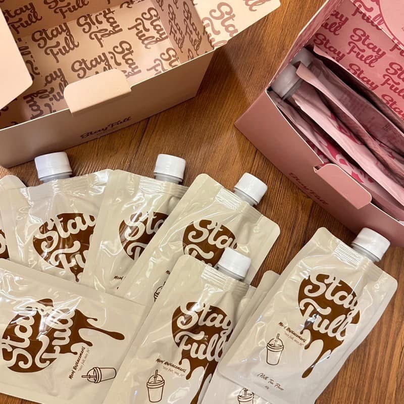 StayFull 搖搖袋餐 綜合莓果脆片 可可球 伯爵奶茶脆片 玫瑰奶茶 台灣製 公司貨-細節圖7