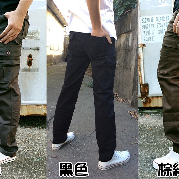 小工廠【6106】「台灣現貨快速出貨」 抗刀割工作褲  高針織數 耐磨 抗刀割 中直筒 多口袋 工作褲 伸縮 彈力-細節圖3