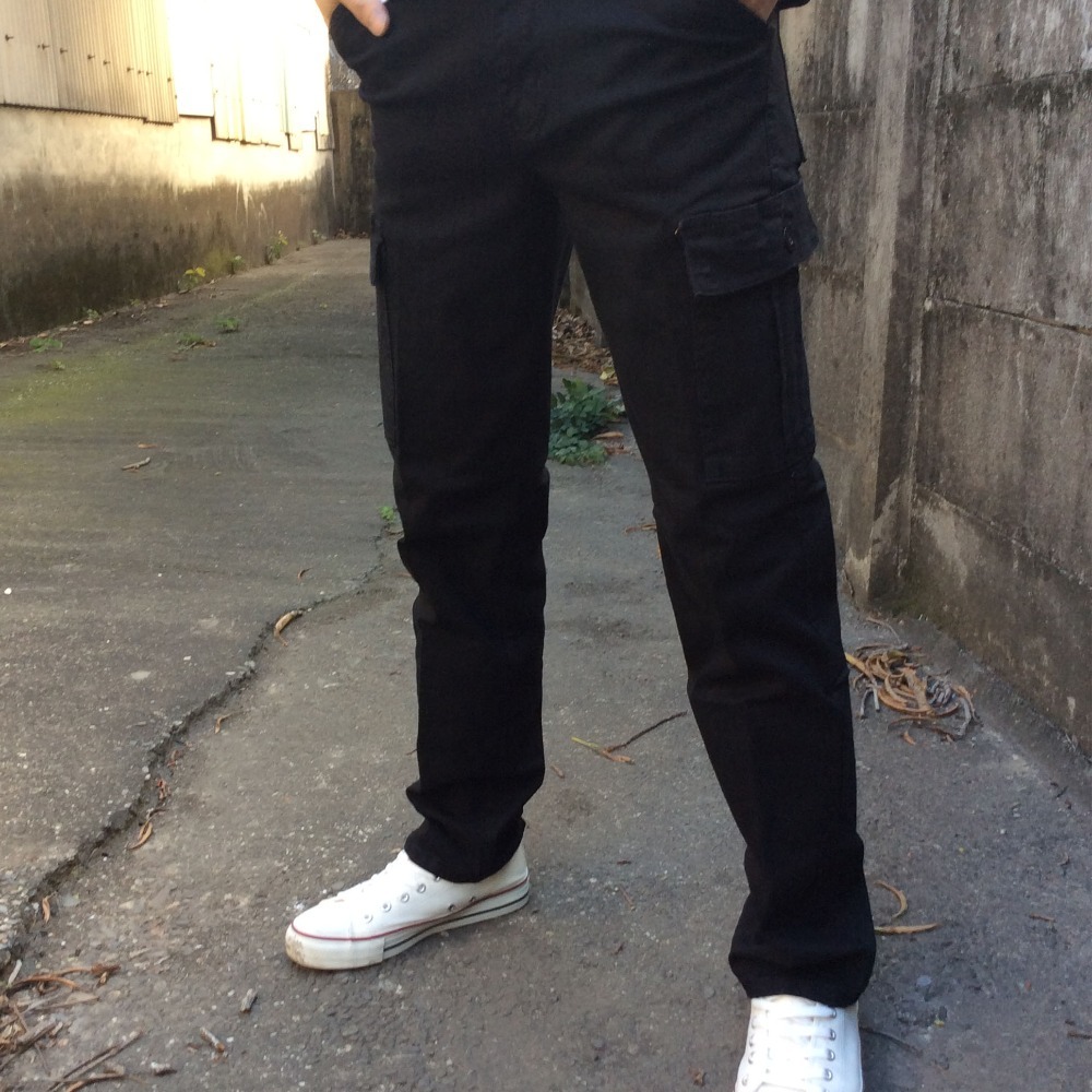 小工廠【6106】「台灣現貨快速出貨」 抗刀割工作褲  高針織數 耐磨 抗刀割 中直筒 多口袋 工作褲 伸縮 彈力-細節圖5