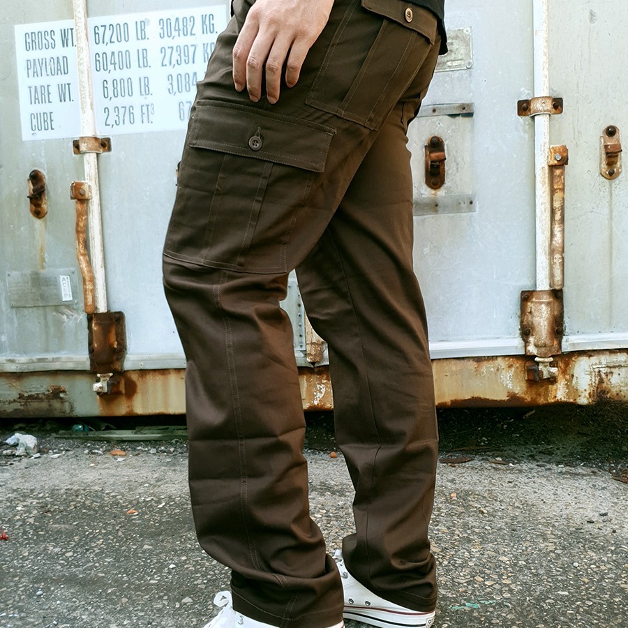 小工廠【6106】「台灣現貨快速出貨」 抗刀割工作褲  高針織數 耐磨 抗刀割 中直筒 多口袋 工作褲 伸縮 彈力-細節圖8