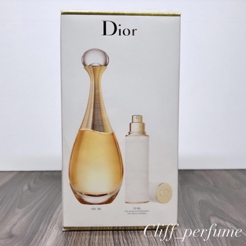 【克里夫香水】Dior j＇adore 真我宣言香氛禮盒 (100ml+10ml)
