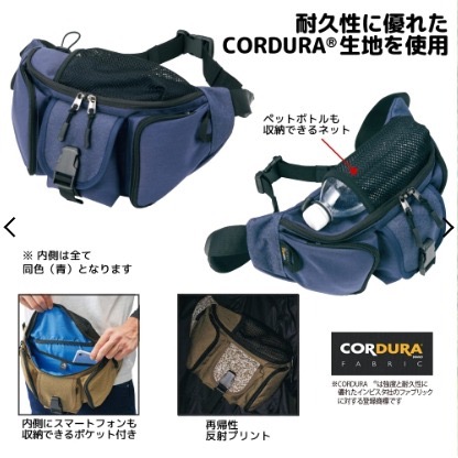 9/6-9/27東京連線代購商品 日本WORKMAN FieldCore 耐磨多功能腰包 戶外 露營 登山 旅行 工匠-細節圖5