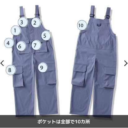 6/24-7/15東京連線代購商品 日本WORKMAN FieldCore wmb限定 女生露營多功能吊帶褲戶外露營登山-細節圖7