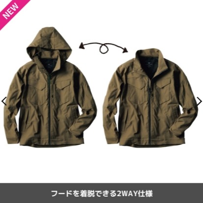 6/24-7/15東京連線代購商品 日本WORKMAN FieldCore 多功能2way連帽外套 戶外 露營 登山旅行-細節圖3