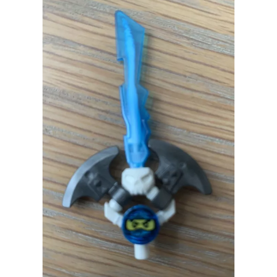 二手 樂高 LEGO 旋風忍者 武器 巨靈劍 特殊劍-規格圖4