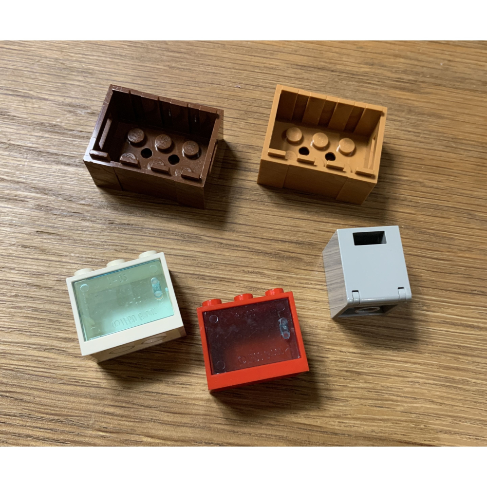 二手 樂高 LEGO 箱子 寶箱 桶子 櫃子 箱子 海盜 城市-細節圖2