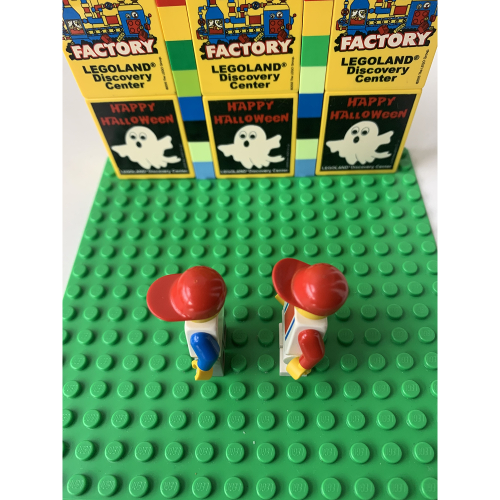 二手 樂高 LEGO 城市 線條衣 足球 人偶兩隻 經典-細節圖5