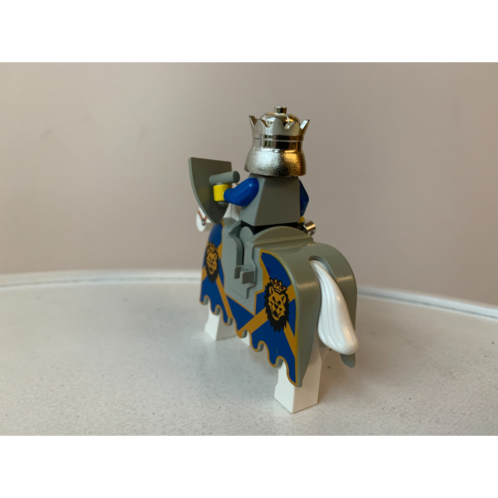 二手 樂高 LEGO 城堡 國王 + 戰馬-細節圖3