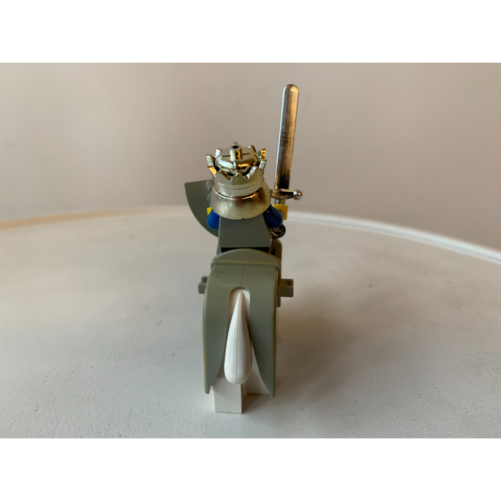 二手 樂高 LEGO 城堡 國王 + 戰馬-細節圖9