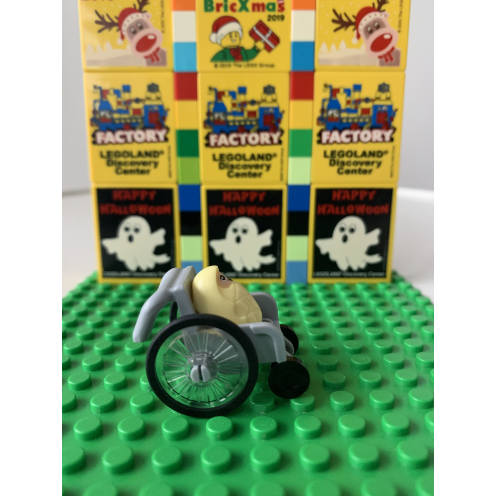 二手 樂高 LEGO 城市 輪椅 嬰兒-細節圖2