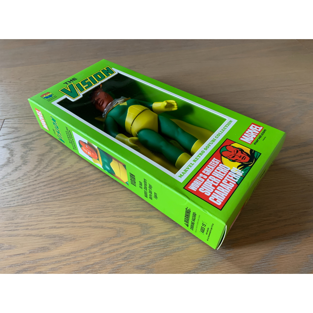 Medicom Toy 漫威 DC 幻視 全新未拆封 大型公仔 大膠 盒子有點壓到-細節圖3