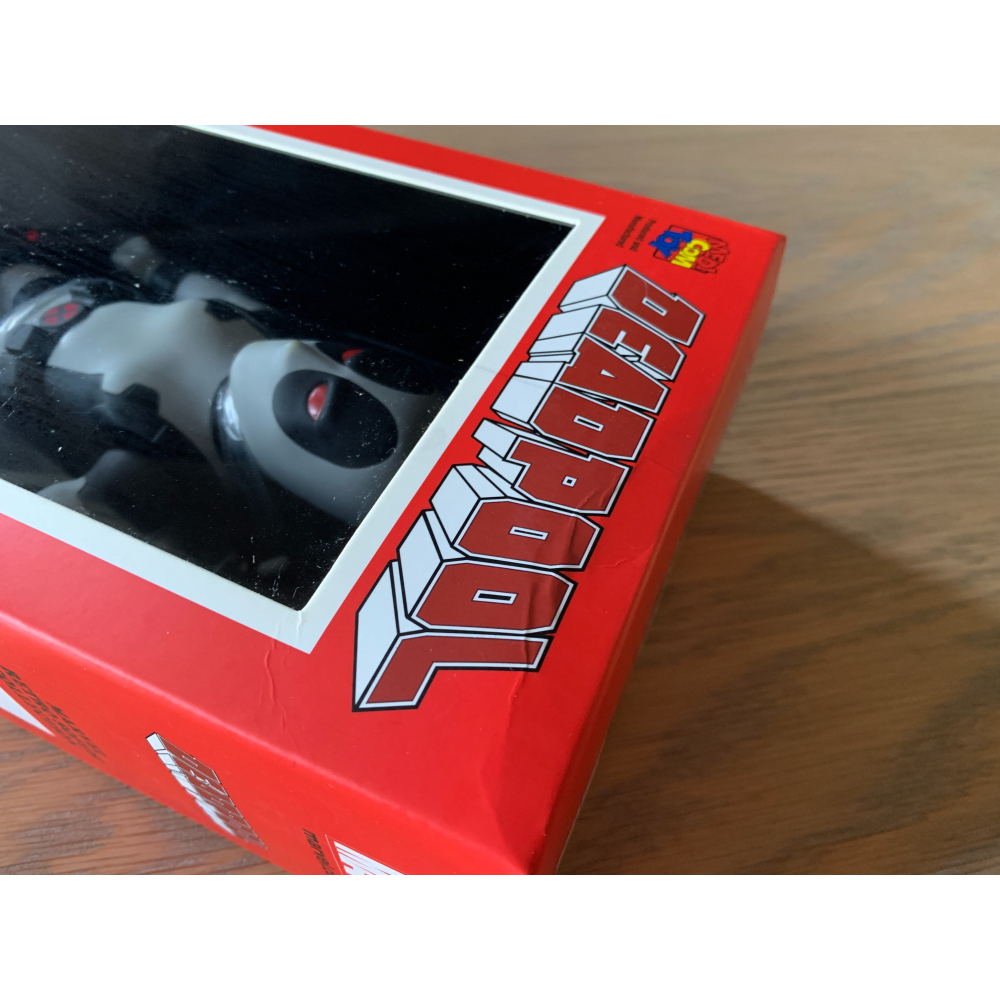 Medicom Toy 漫威 DC 死侍灰 全新未拆封 大型公仔 經典 小盒損-細節圖4