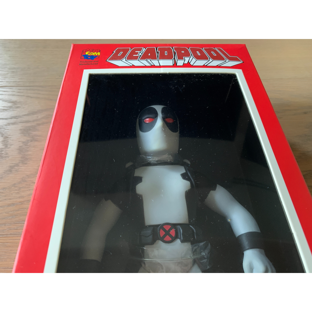 Medicom Toy 漫威 DC 死侍灰 全新未拆封 大型公仔 經典 小盒損-細節圖7