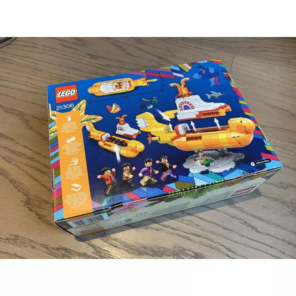 樂高 LEGO 21306 The Beatles 披頭四 黃色潛水艇 Yellow Submarine 絕版-細節圖6