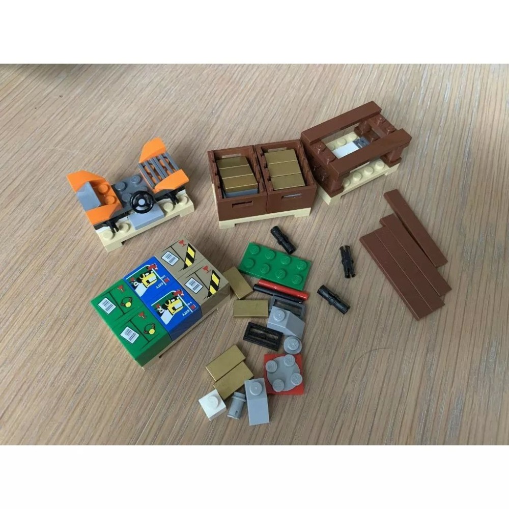 二手 樂高 LEGO 城市 60022 機場 貨機 貨運客機-細節圖2