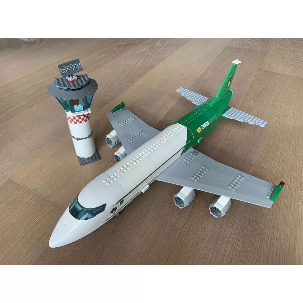 二手 樂高 LEGO 城市 60022 機場 貨機 貨運客機-細節圖4