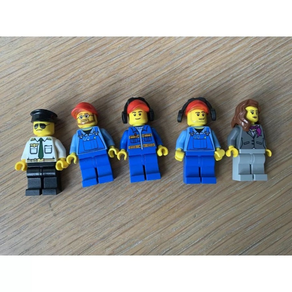 二手 樂高 LEGO 城市 60022 機場 貨機 貨運客機-細節圖8