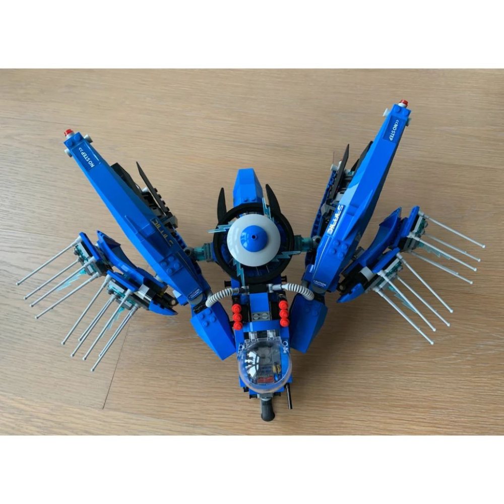 二手 樂高 LEGO 旋風忍者 70614 閃電噴射機-細節圖2
