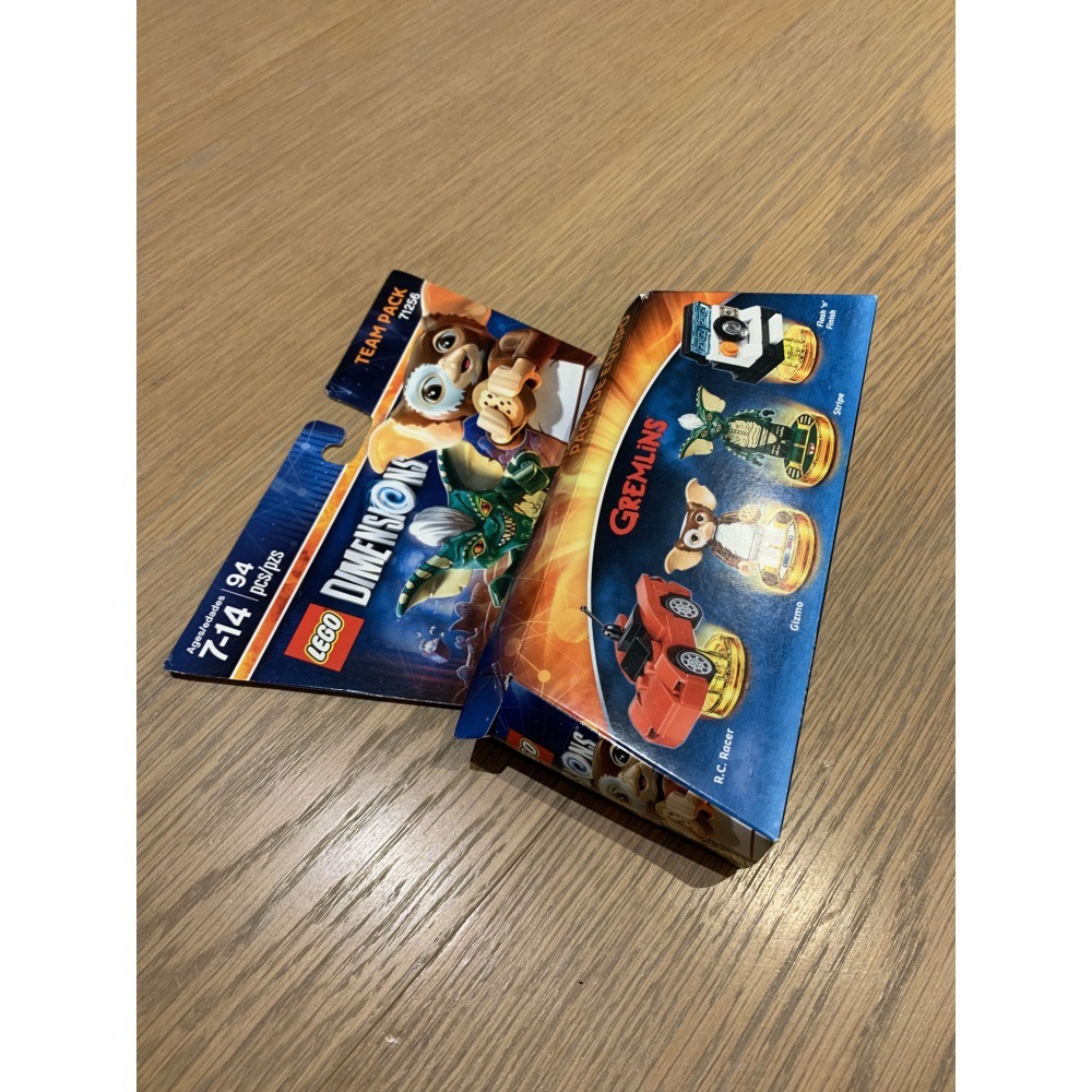 樂高 LEGO 次元 小精靈 71256 板子有折到 盒況不好-細節圖2