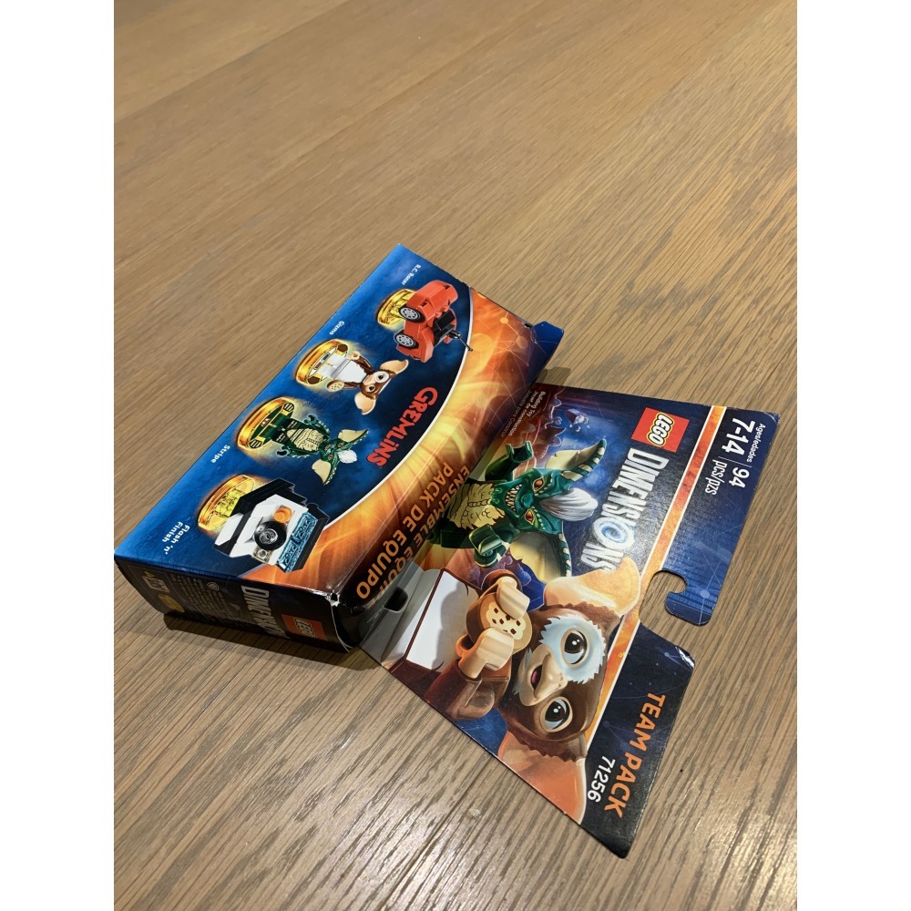 樂高 LEGO 次元 小精靈 71256 板子有折到 盒況不好-細節圖3