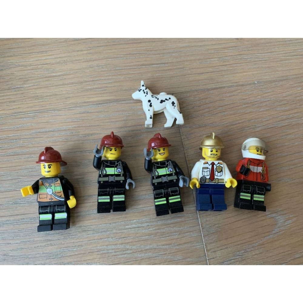 二手 樂高 LEGO 城市 消防 消防局 消防隊 消防員 60004-細節圖2