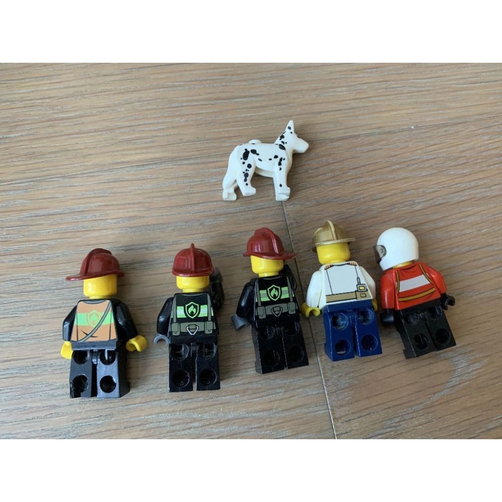 二手 樂高 LEGO 城市 消防 消防局 消防隊 消防員 60004-細節圖3