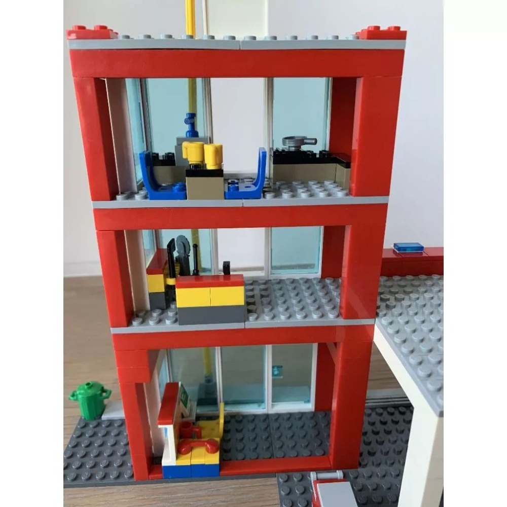 二手 樂高 LEGO 城市 消防 消防局 消防隊 消防員 60004-細節圖10