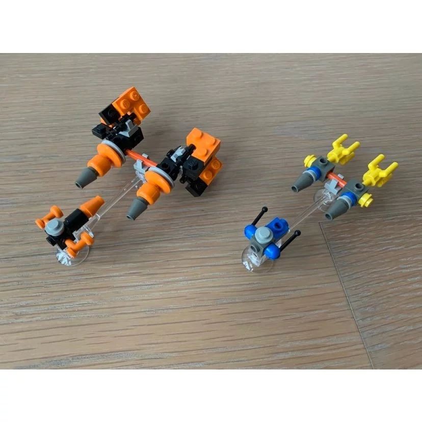 二手 樂高 星際大戰 4484 4485 4486 4487 含合體版 共5台-細節圖3