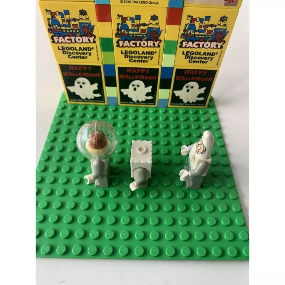 二手 樂高 LEGO 海綿寶寶 太空人 海綿寶寶 派大星 珊迪 3隻-細節圖3