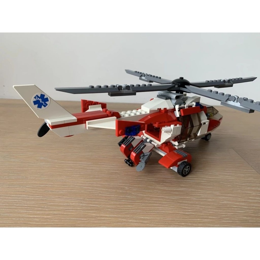 二手 樂高 LEGO 城市 7903 救援直升機 絕版-細節圖3