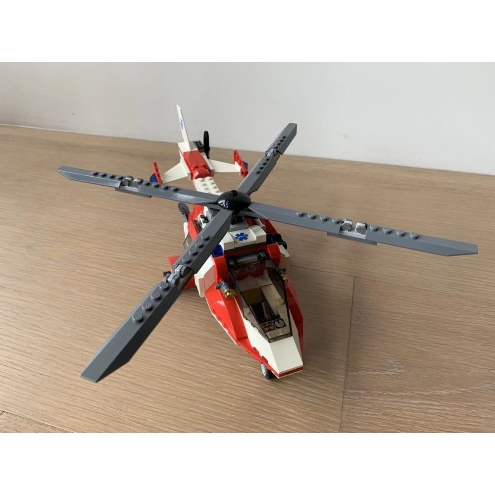 二手 樂高 LEGO 城市 7903 救援直升機 絕版-細節圖5