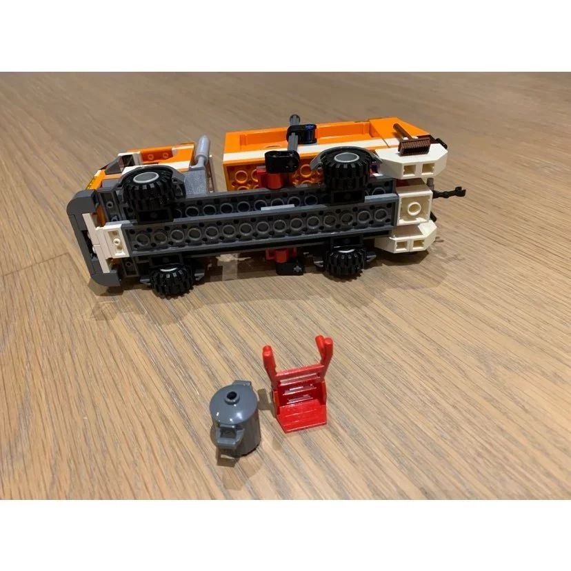 二手 樂高 LEGO 城市 7991 垃圾車 環保車 無人偶-細節圖4
