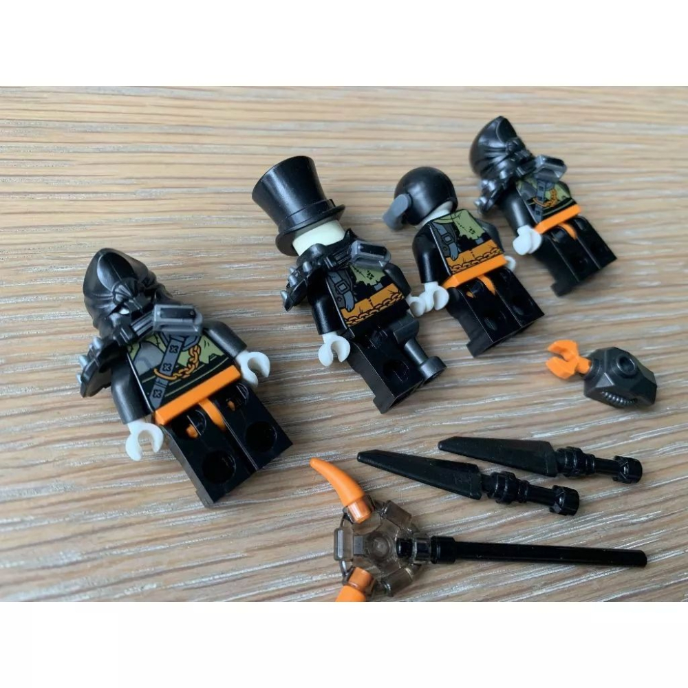 二手 樂高 LEGO 旋風忍者 獵龍團 4人組-細節圖5