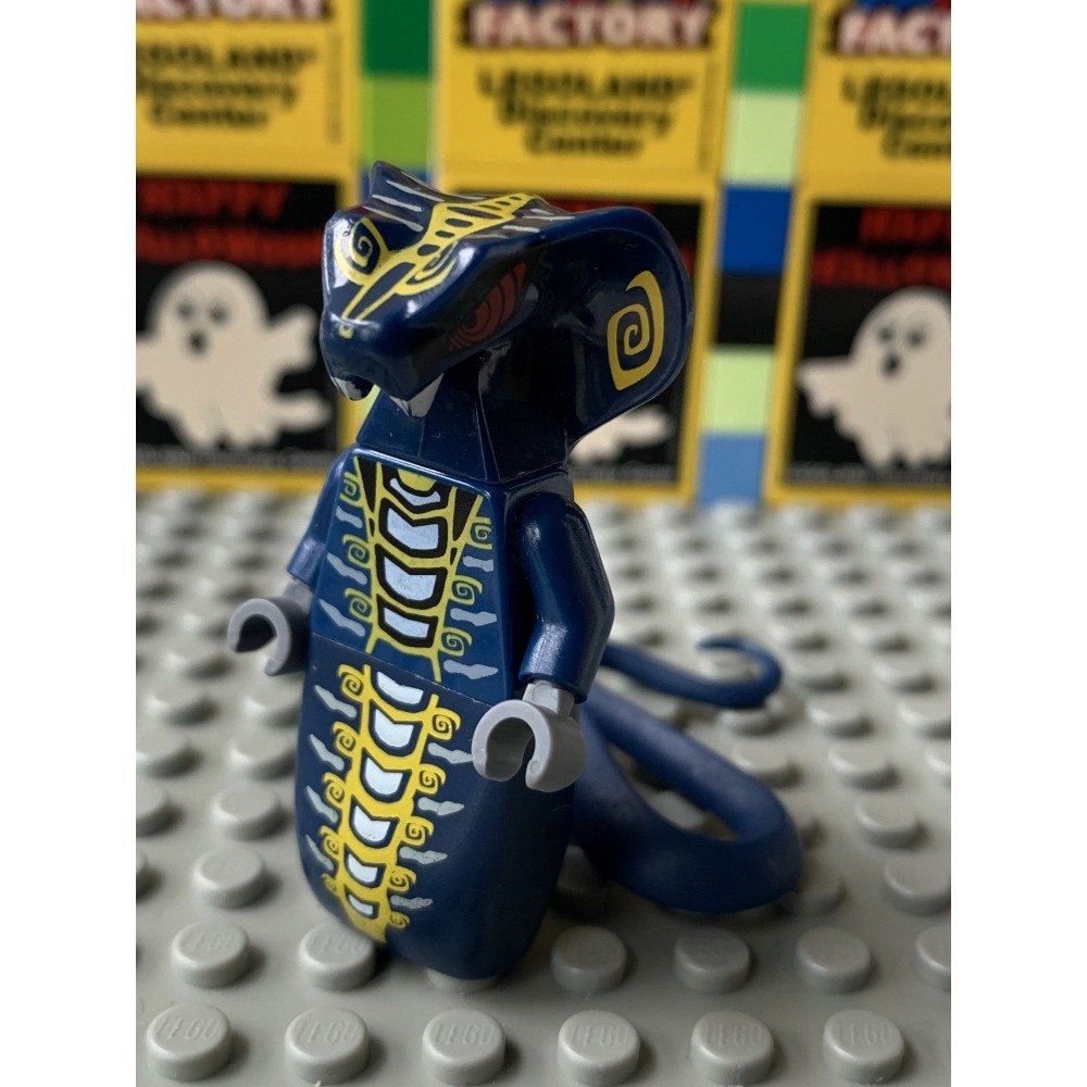 二手 樂高 LEGO 9446 9444 旋風忍者 Skales 藍蛇王 njo040-細節圖8