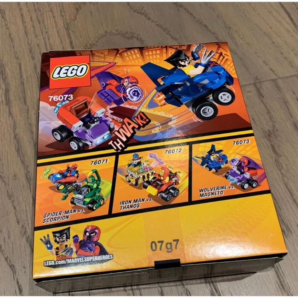 樂高 LEGO 碰碰車 超級英雄 金鋼狼 76073-細節圖2