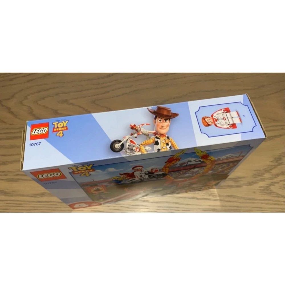 樂高 LEGO 10767 玩具總動員 Toy Story.胡迪警長 卡蹦公爵 飛車特技 跳火圈-細節圖3