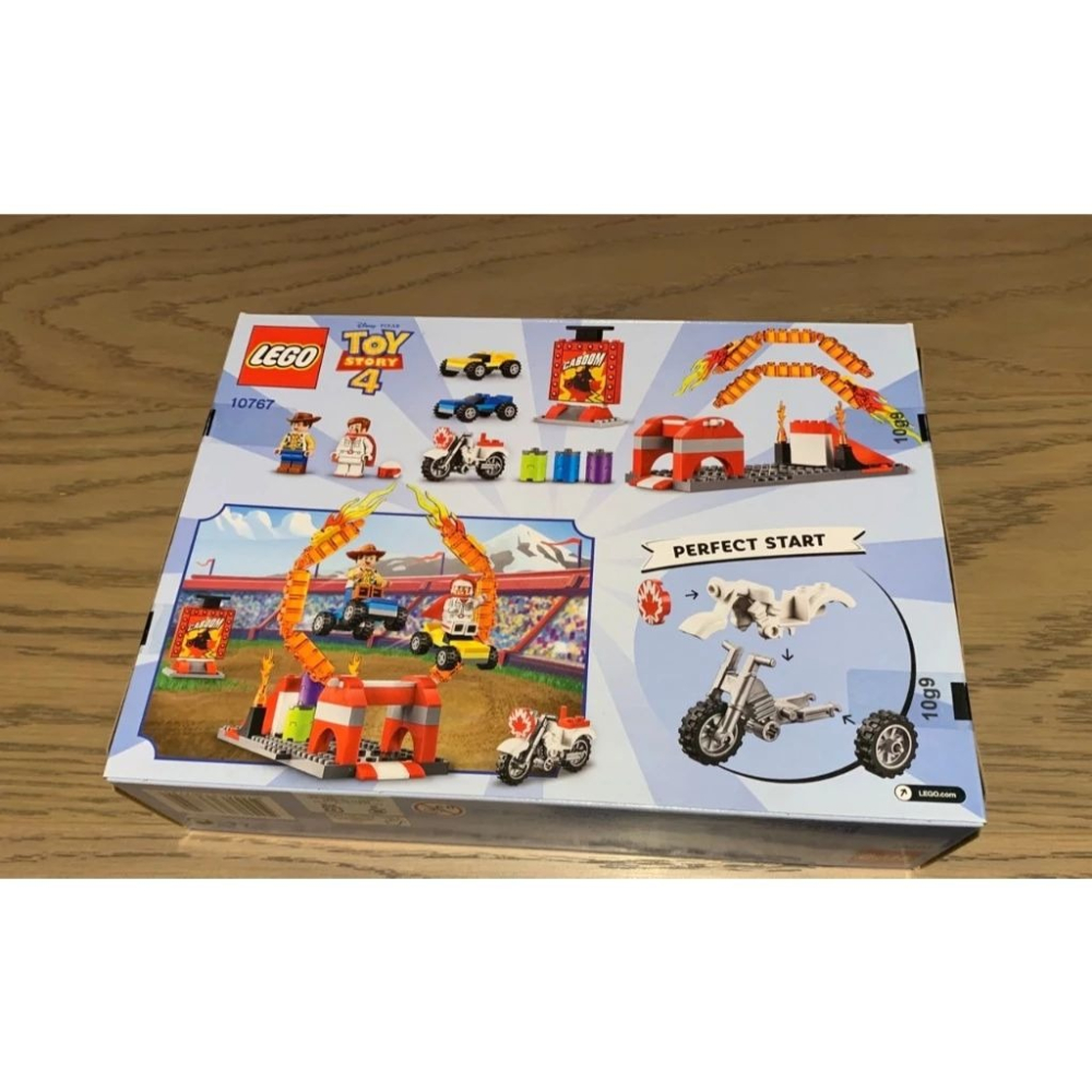 樂高 LEGO 10767 玩具總動員 Toy Story.胡迪警長 卡蹦公爵 飛車特技 跳火圈-細節圖4