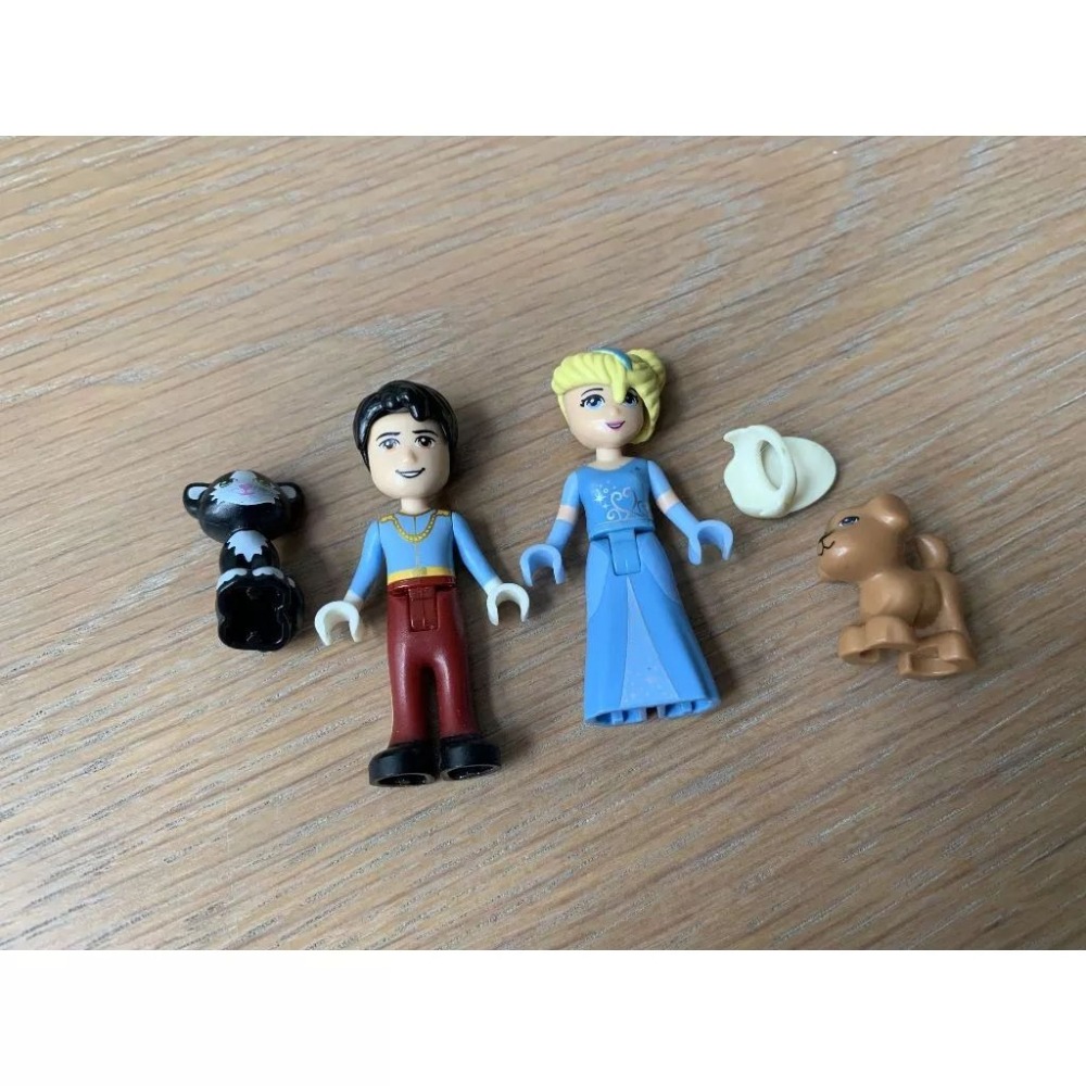 二手 樂高 LEGO 41055 灰姑娘 仙度瑞拉城堡 有缺件-細節圖2