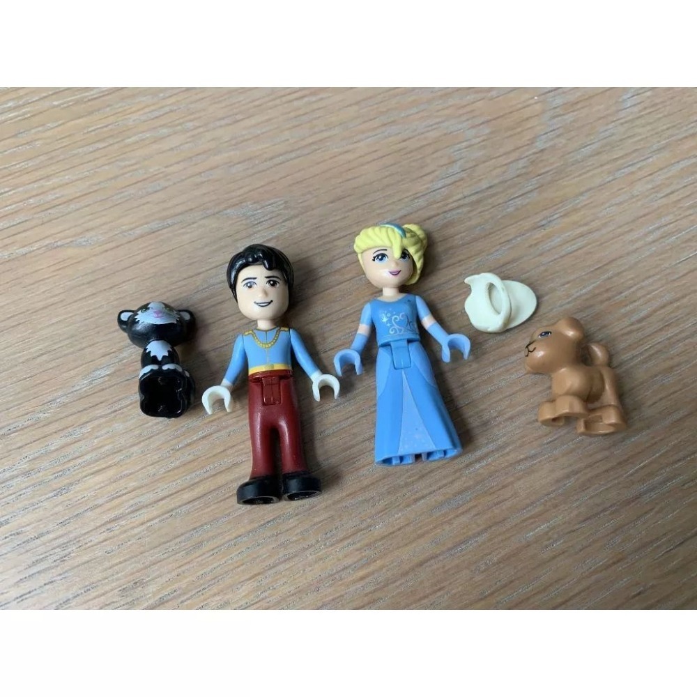 二手 樂高 LEGO 41055 灰姑娘 仙度瑞拉城堡 有缺件-細節圖2