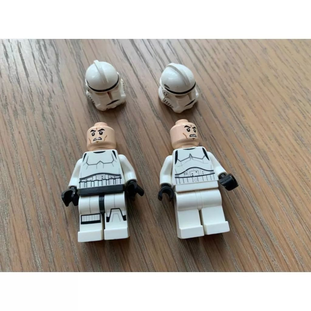 二手 樂高 star wars 星際大戰 風暴兵 人偶 2隻-細節圖2