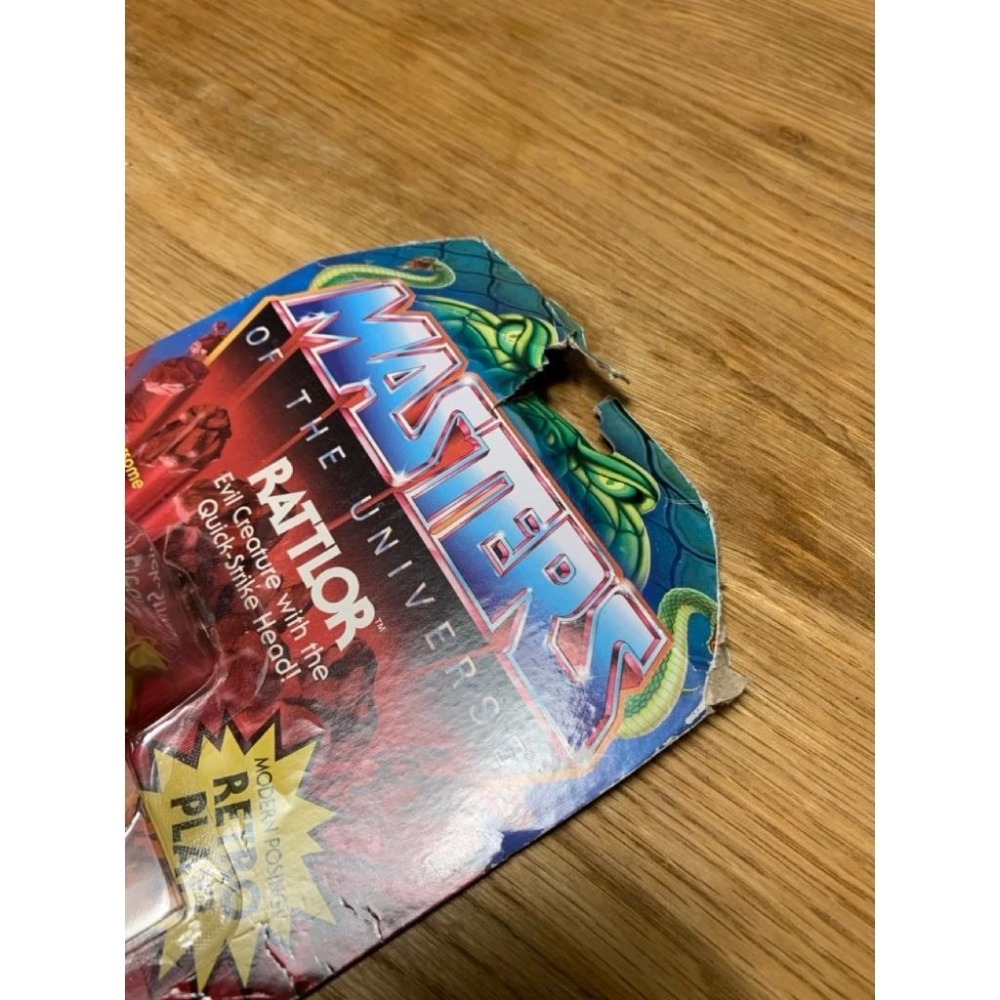 美泰 MATTEL 太空超人 Master of the universe 蛇族 Rattlor 盒損-細節圖3