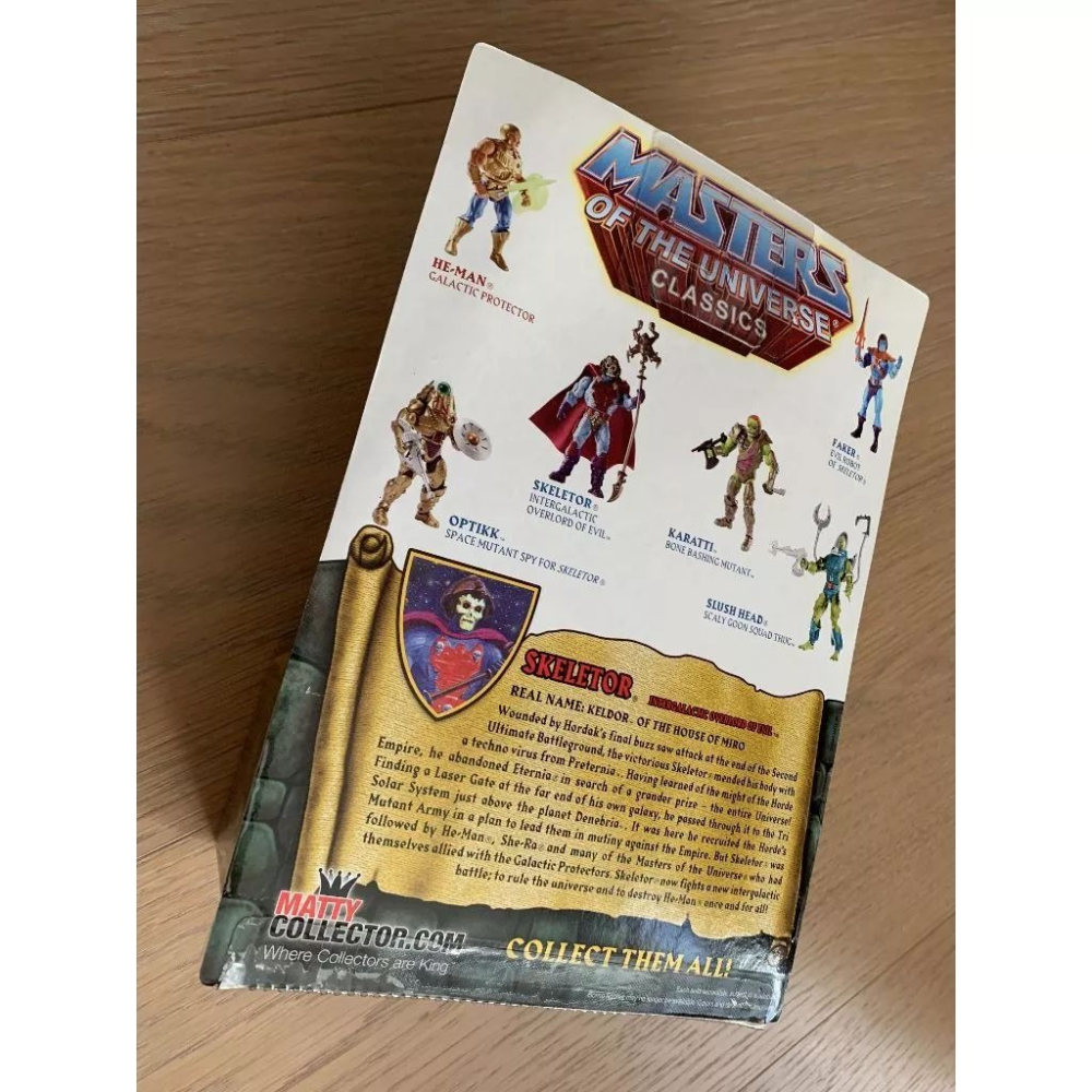 美泰 MATTEL 太空超人 Master of the universe Skeletor 骷髏王 5.5吋 公仔-細節圖9