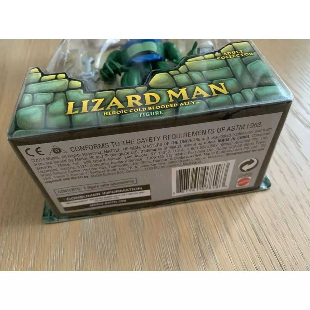 美泰 MATTEL 太空超人 Master of the universe Lizard Man 蜥蜴人-細節圖6