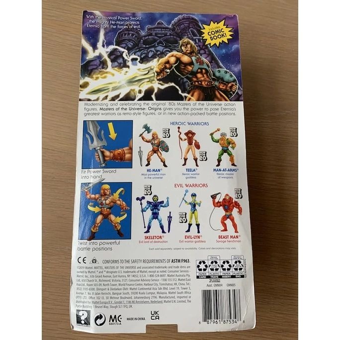 美泰 Mattel 太空超人 MOTU HE-MAN 5.5吋 公仔-細節圖2