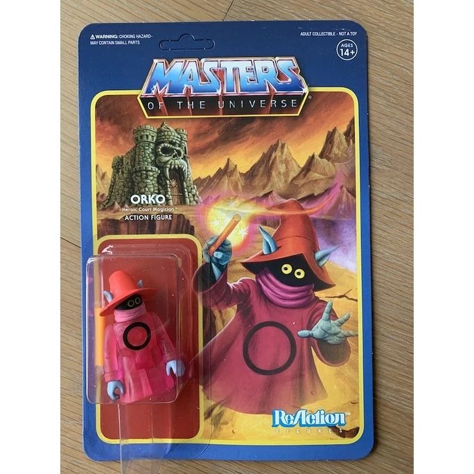 Super7 太空超人 master of the universe Reaction 透明限量 3.75吋 公仔一套-細節圖3