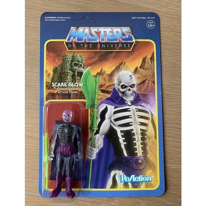 Super7 太空超人 master of the universe Reaction 透明限量 3.75吋 公仔一套-細節圖5